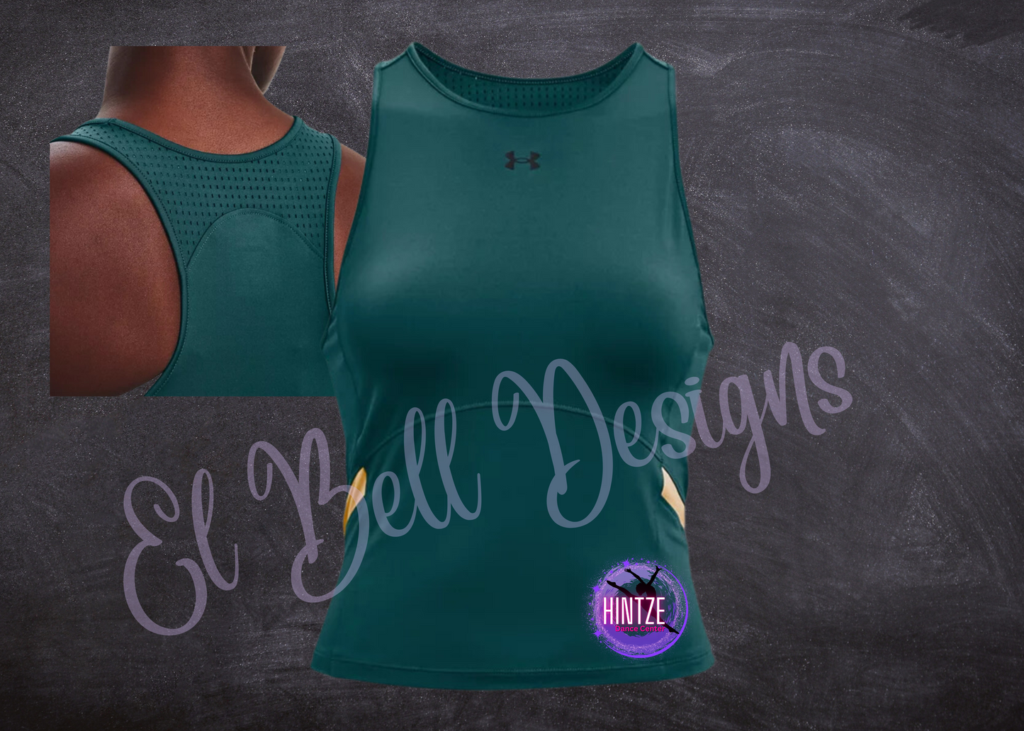 ADULT - Under Armour "Dark Green" Racerback Tank