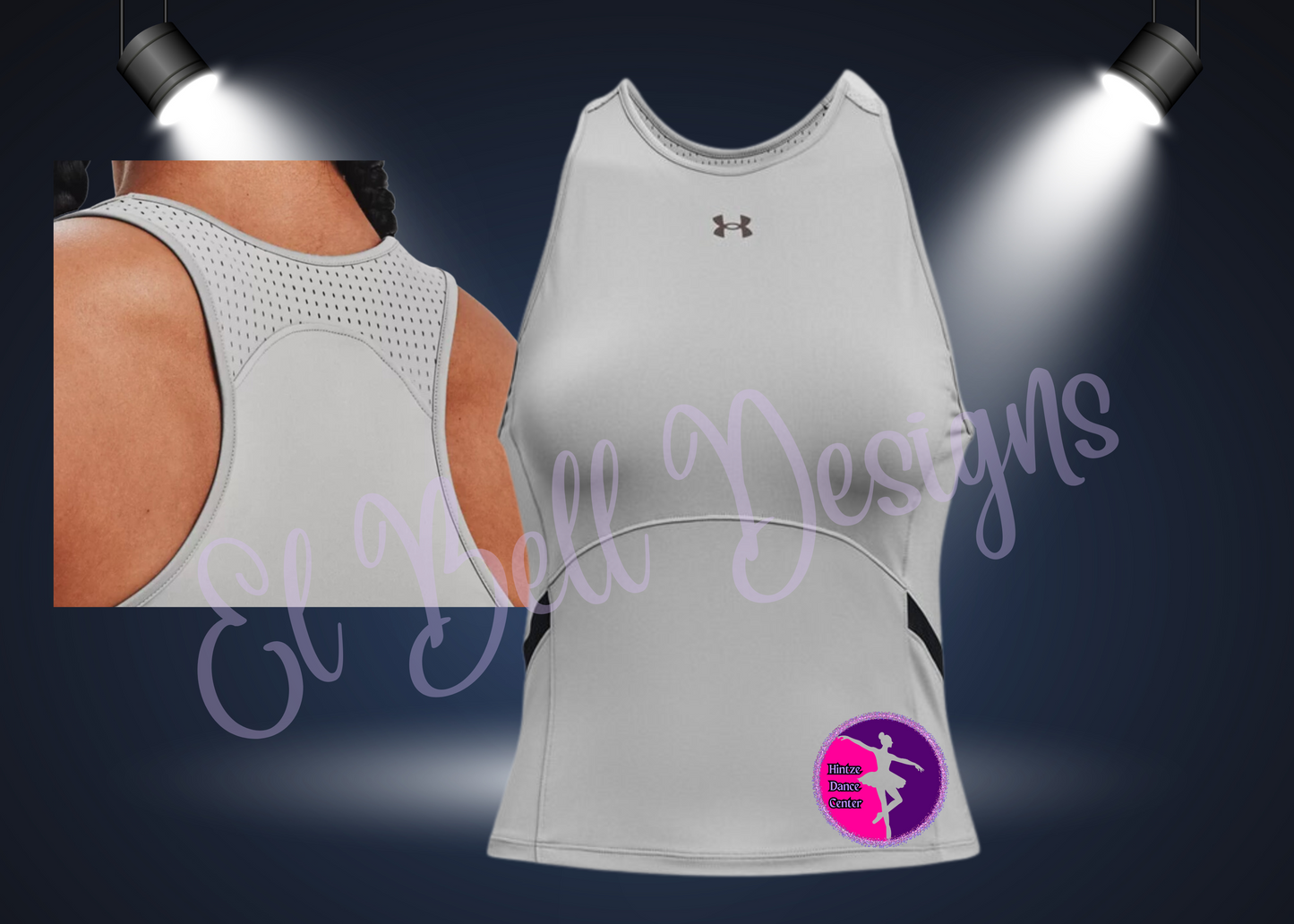 ADULT - Under Armour- "Grey" - Racerback Tank
