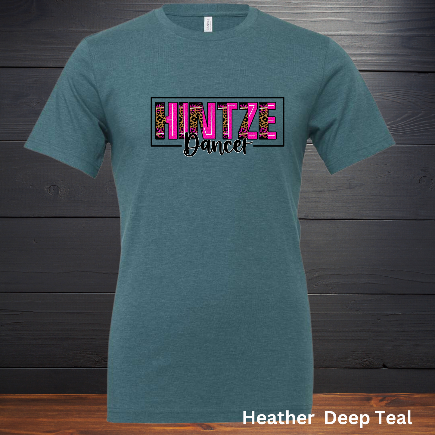 Adult T-Shirt- Hintze - Hintze Leopard and pink