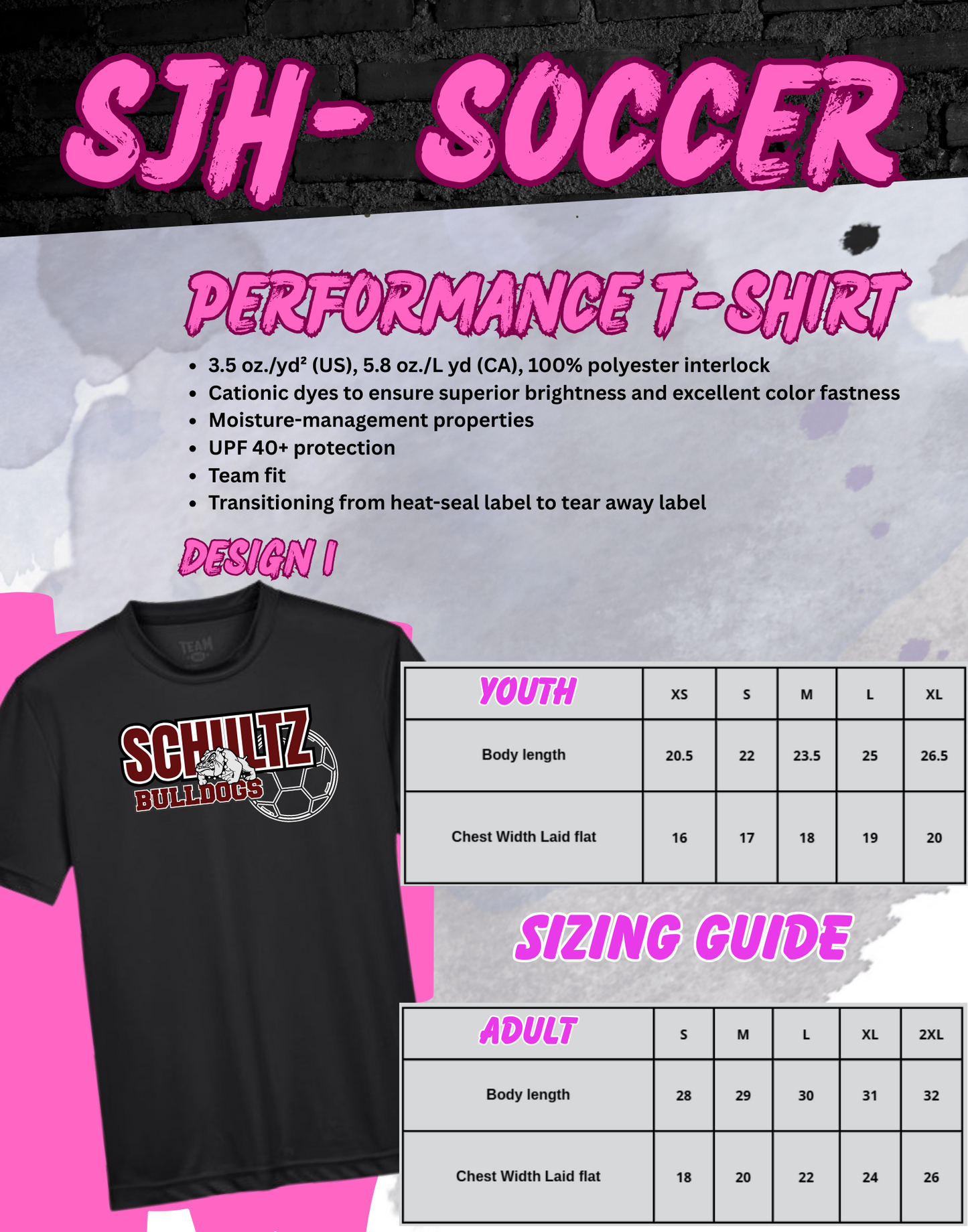 2025-26 SJH Soccer T-Shirt (Design 1)
