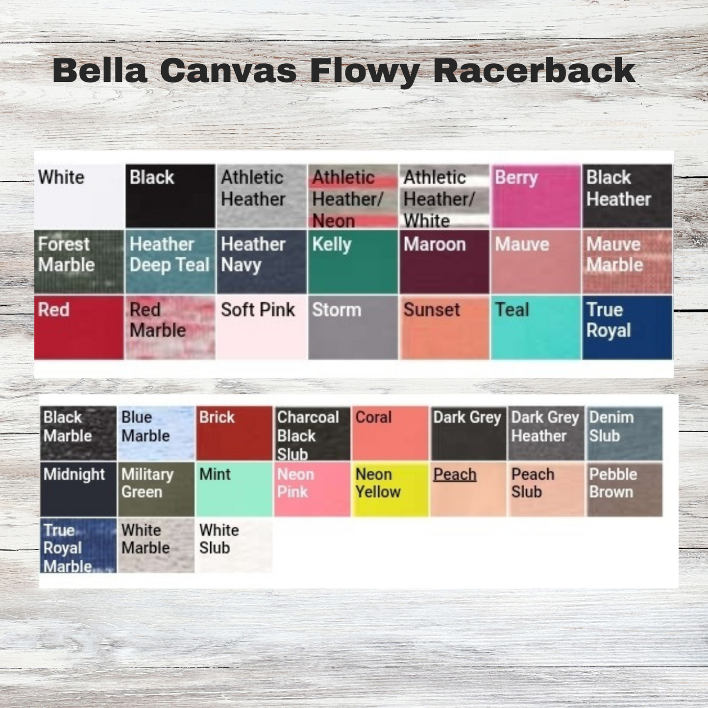 Created----Women's Bella Canvas Flowy Racerback Tank