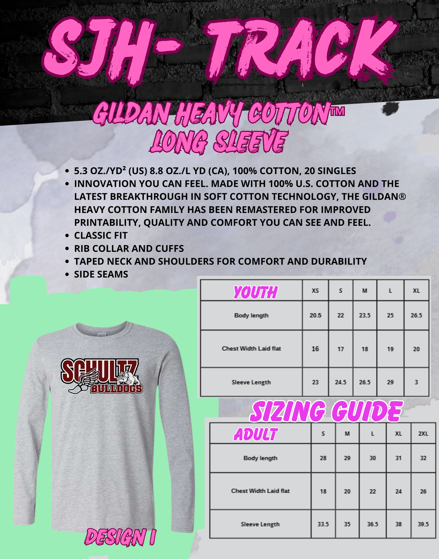 2025-26 SJH Track (design 1) Long Sleeve