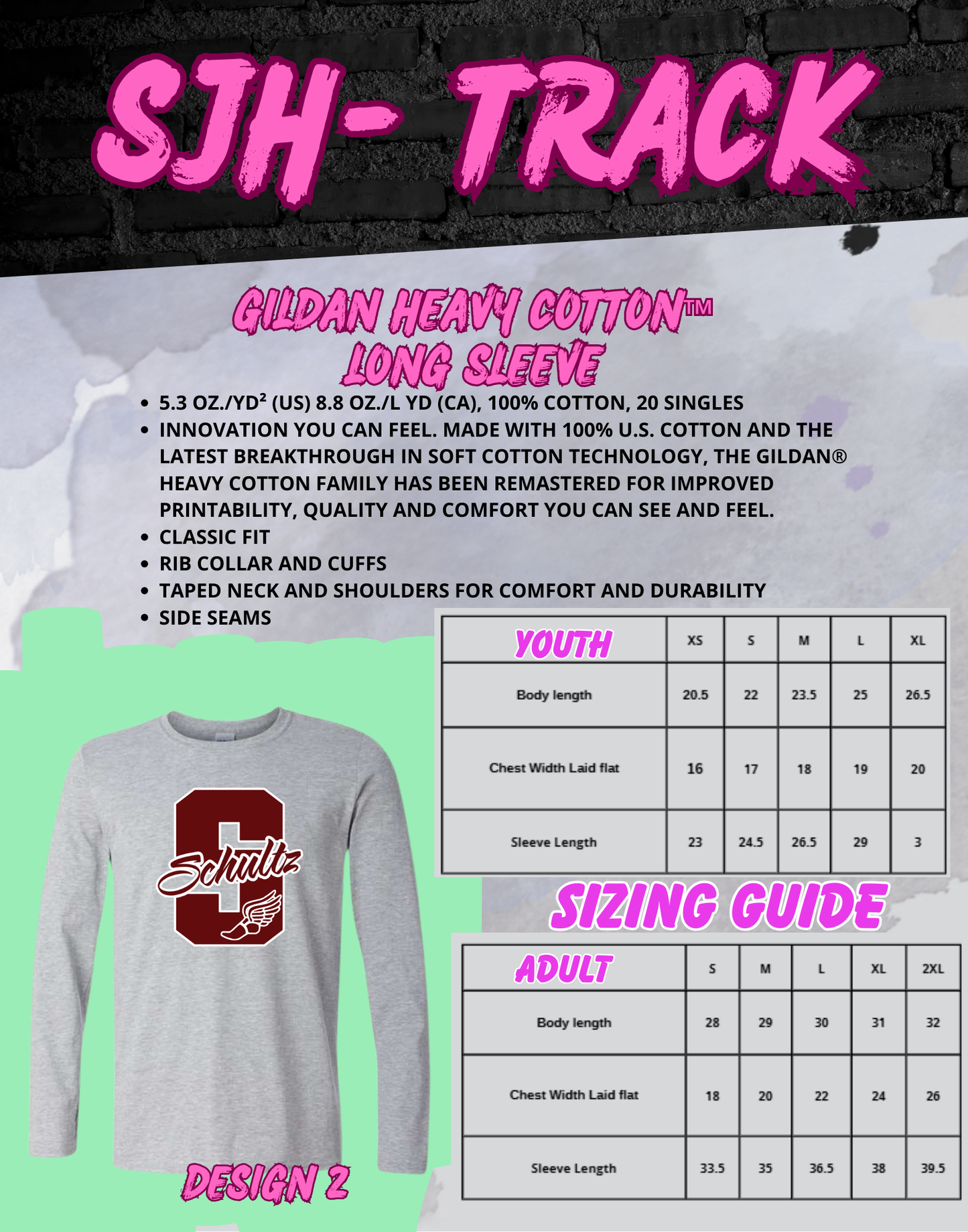 2025-26 SJH Track (design 2) Long Sleeve
