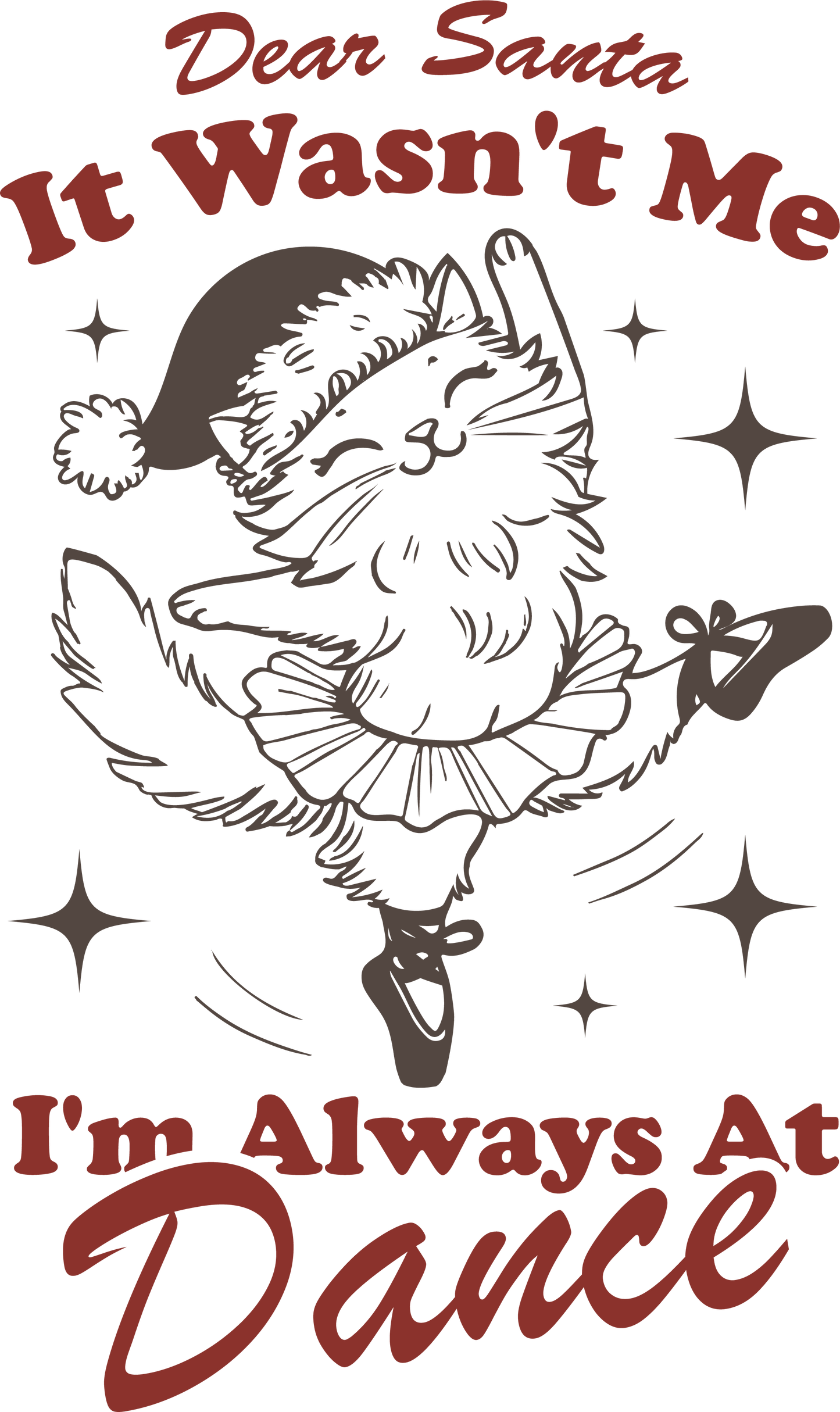 Santa it wasn't me...Kitten- Adult