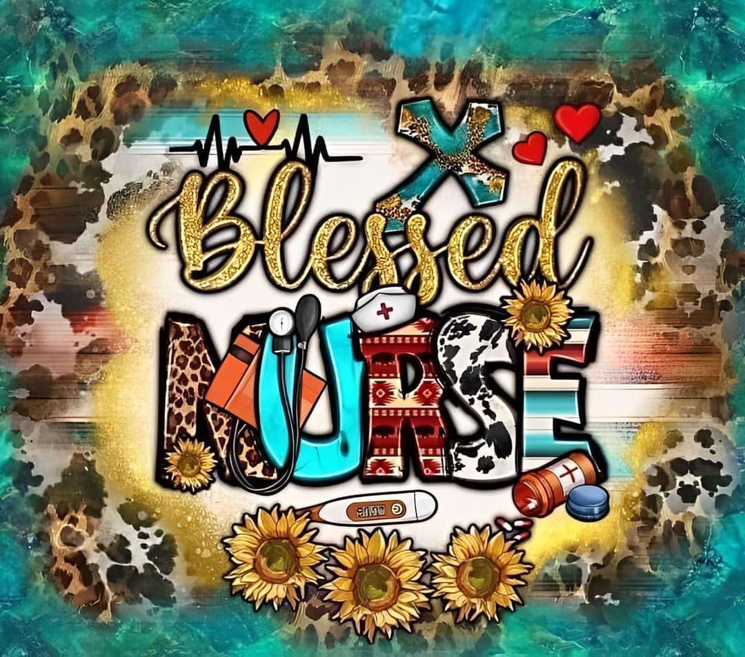 Blessed nurse 20 oz Skinny Tumbler