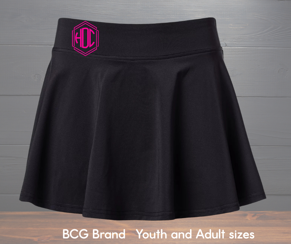 Girls- Hintze Dance Company Embroidered Skort