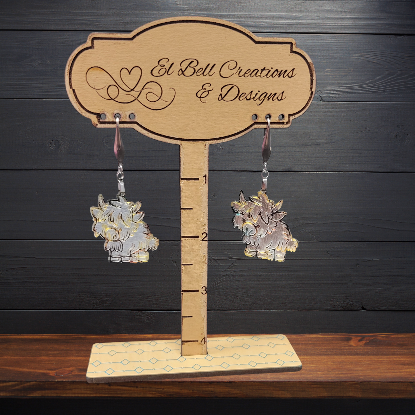 Highland cow Earrings