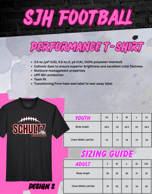 2025-26 SJH Football (design 2) T-Shirt