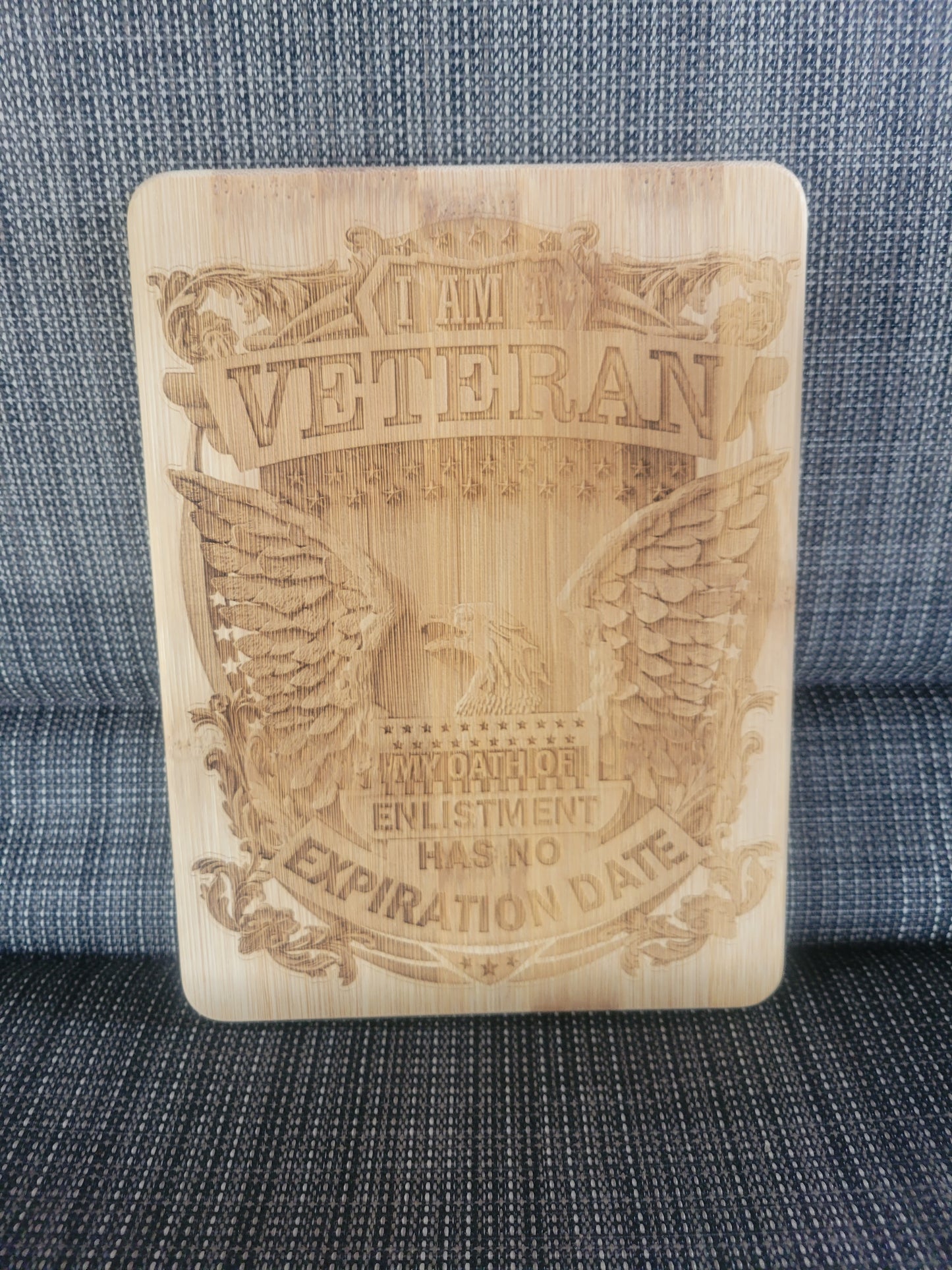 Engraved 6x8 Veteran Sign