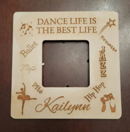 Customizable Dancer Photo Frame