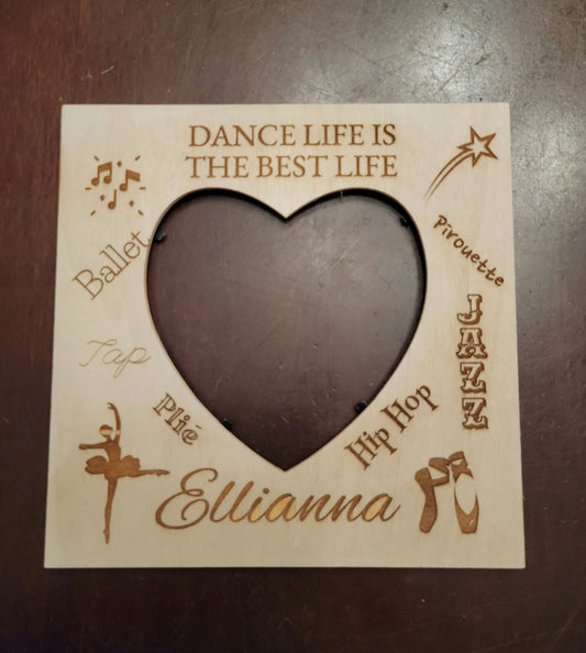 Customizable Dancer Picture Frames