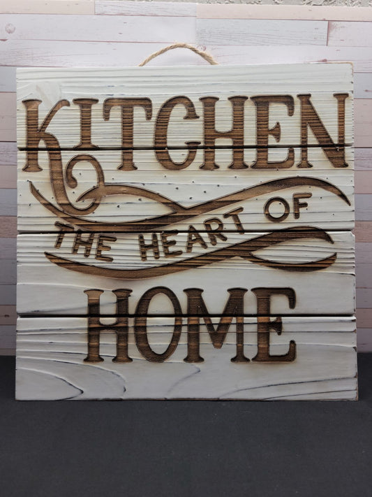 10x10 Engraved Kitchen Sign