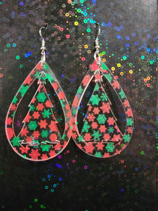 Christmas earrings