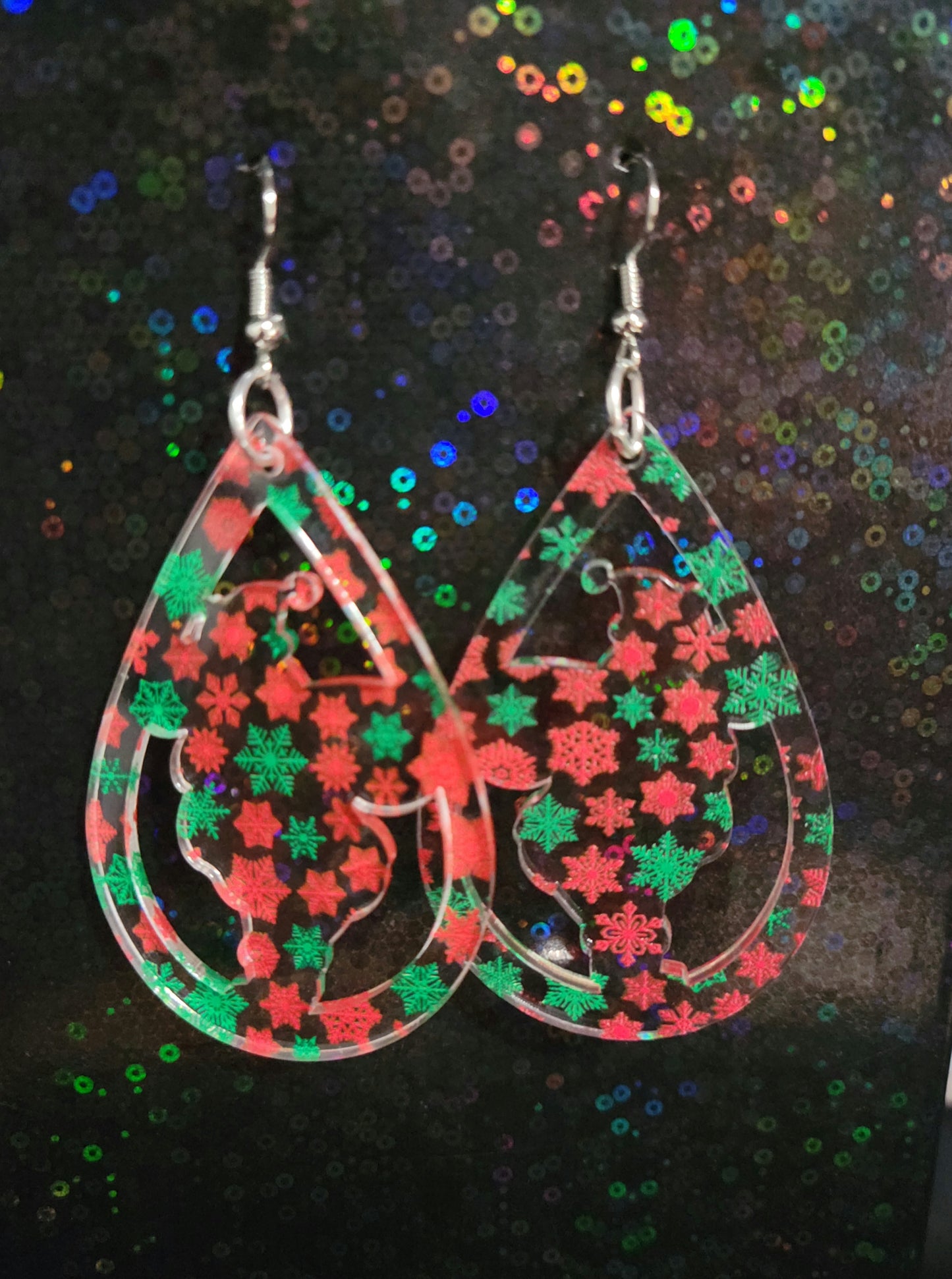Christmas earrings