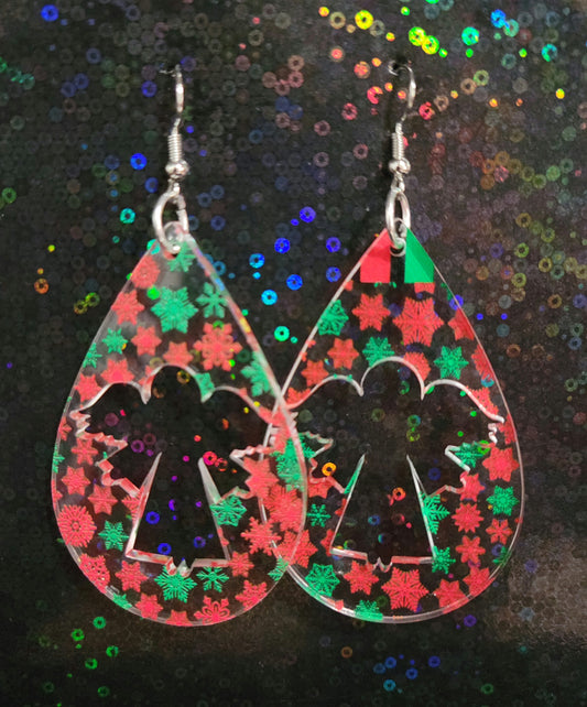 Christmas earrings