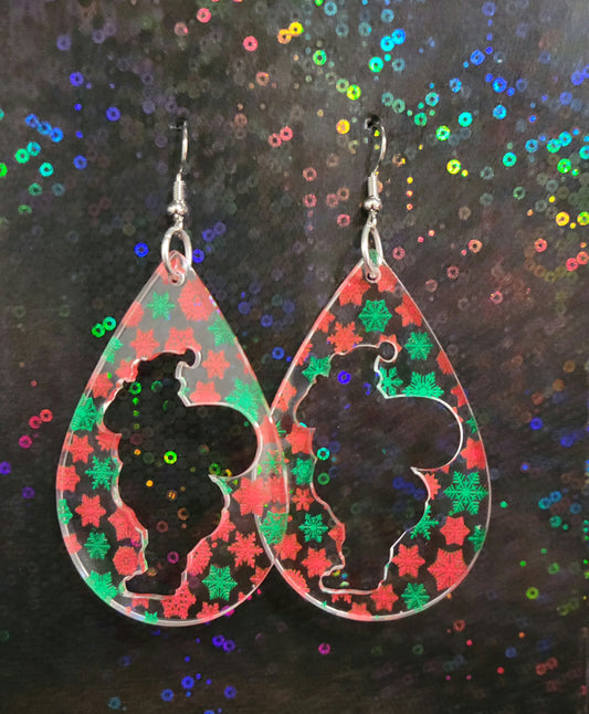 Christmas earrings