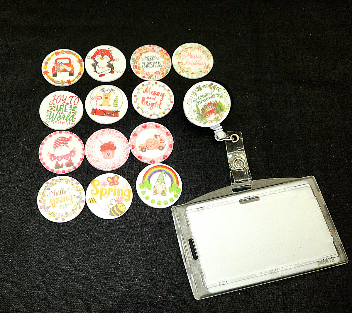 Interchangeable badge reel