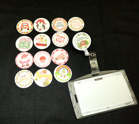 Interchangeable badge reel