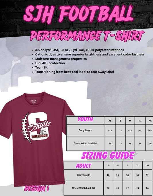 2025-26 SJH Football (design 1) T-Shirt