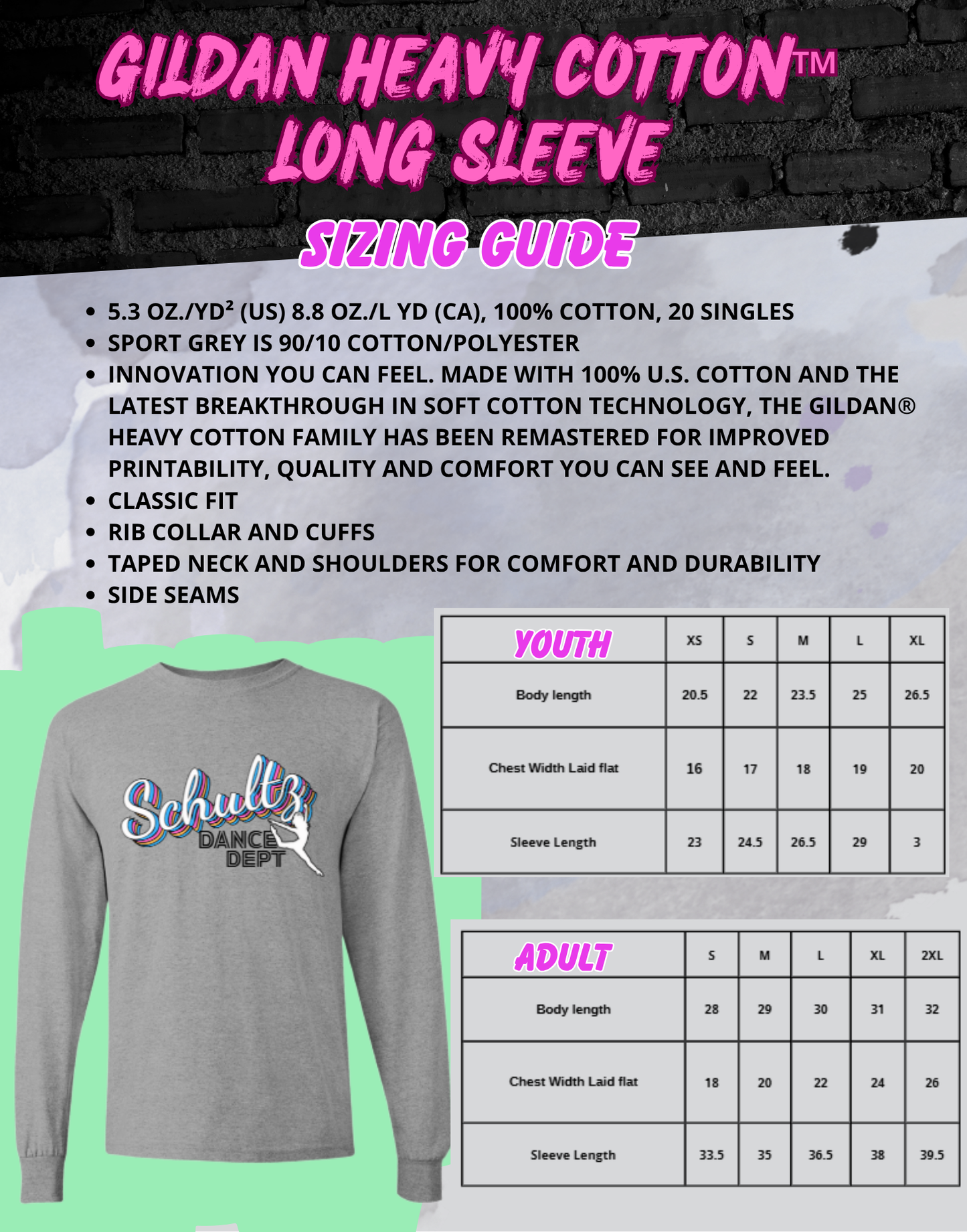 2025-2026 SJH Dance Long Sleeve T-Shirt