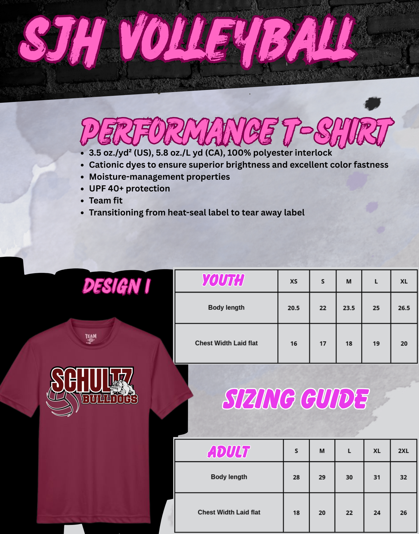 2025-26 SJH Volleyball (design 1) T-Shirt