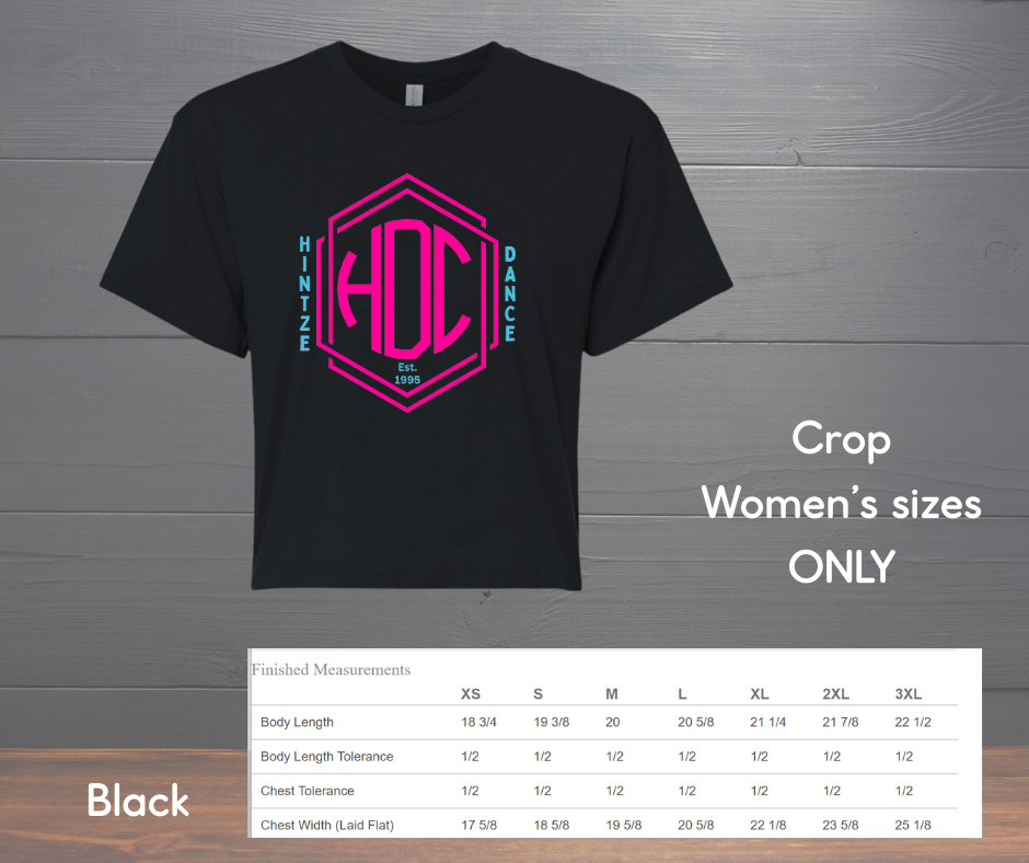 Women's crop T-Shirt- Hintze Monogram shirt