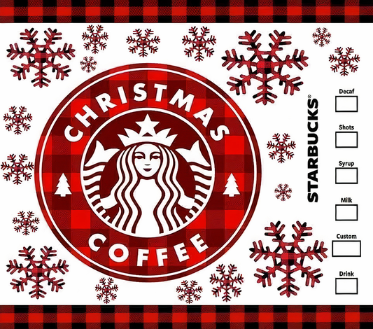 Christmas Coffee 20 oz Skinny Tumbler