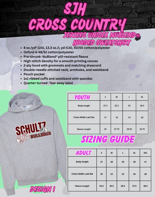 2025-26 SJH Cross Country (design 1) Hoodie