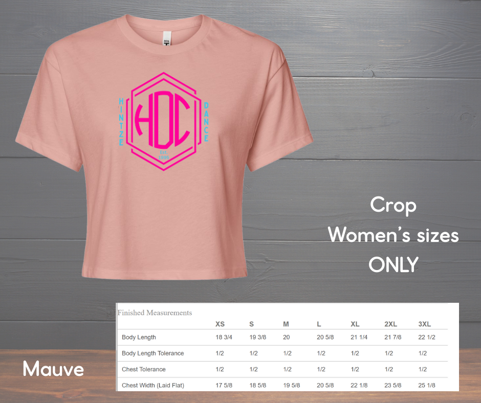 Women's crop T-Shirt- Hintze Monogram shirt