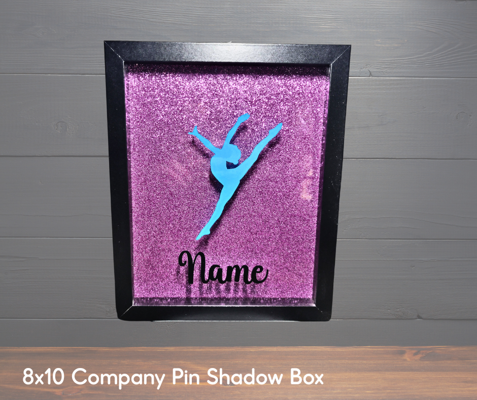 8x10 Shadow box for Competition Pins