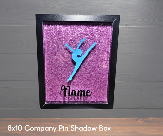 8x10 Shadow box for Competition Pins