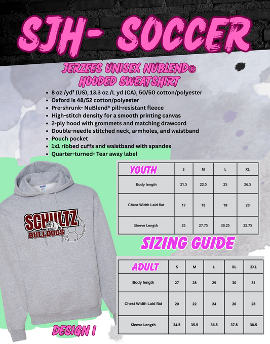 2025-26 SJH Soccer (design 1) Hoodie