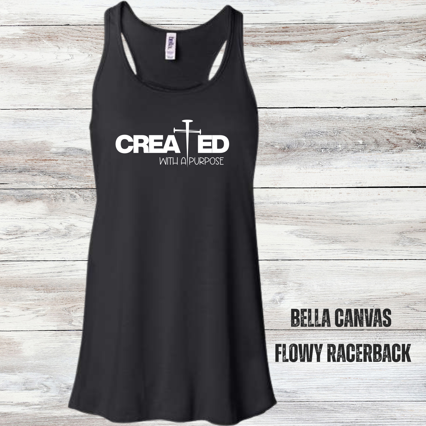 Created----Women's Bella Canvas Flowy Racerback Tank