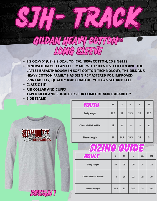 2025-26 SJH Track (design 1) Long Sleeve