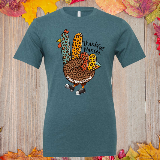 THANKFUL DANCER 🦃 Adult T-Shirt- Hintze Shirt