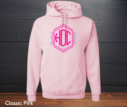 EMBROIDERED  Adult Hintze Dance Monogram Hooded Sweatshirt