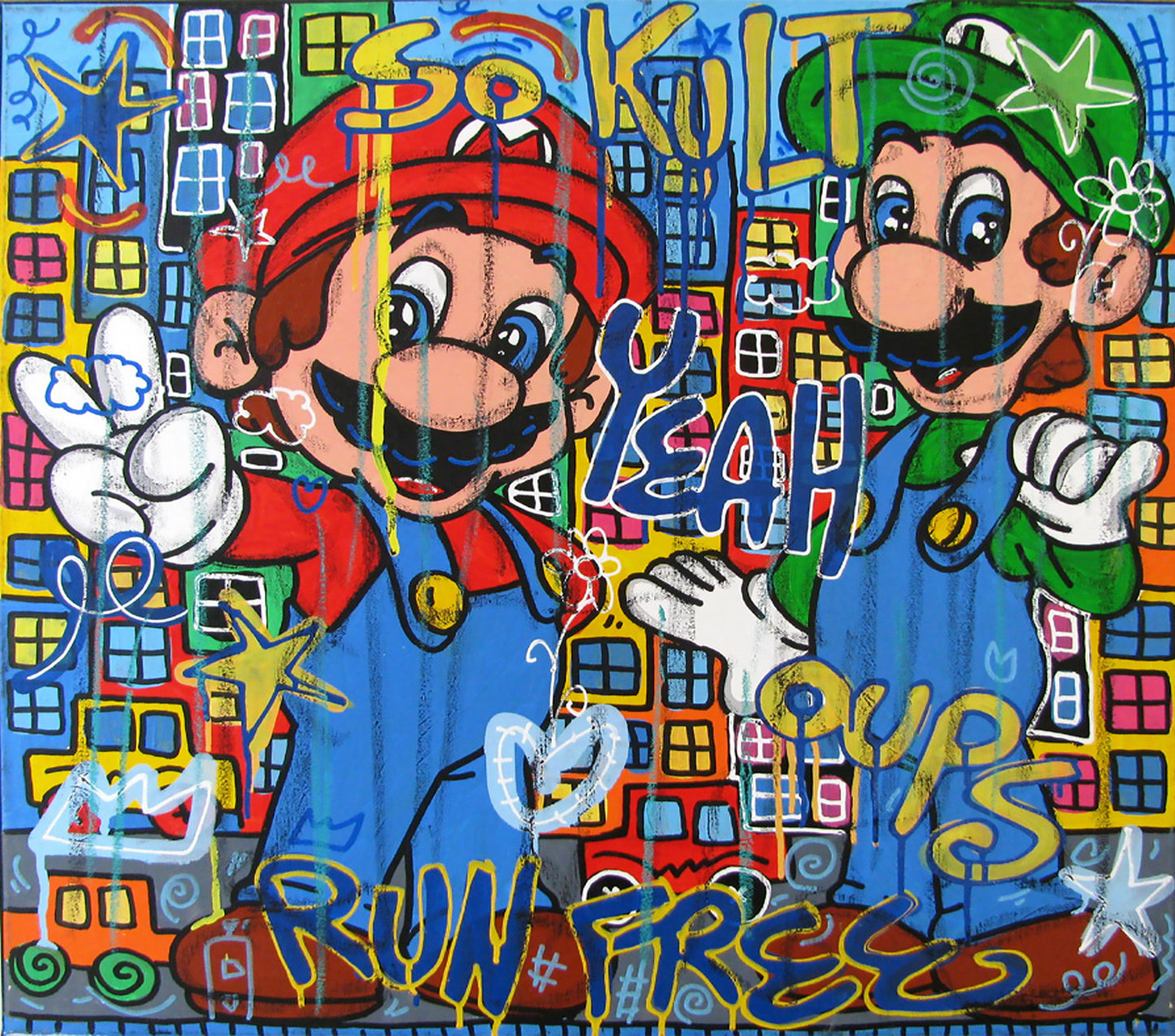 Mario Bros 20oz Skinny Tumbler