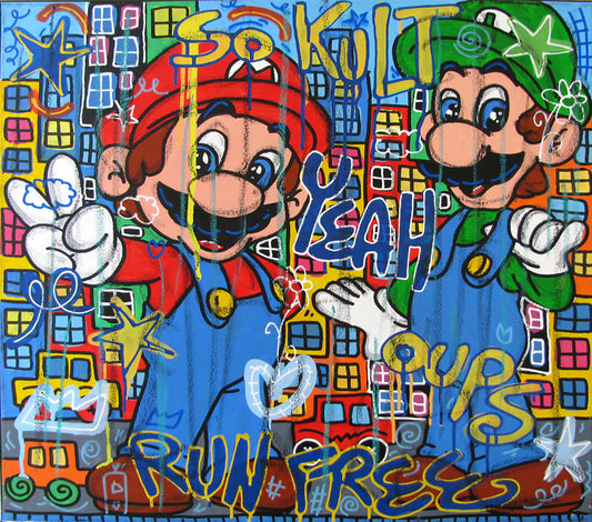 Mario Bros 20oz Skinny Tumbler