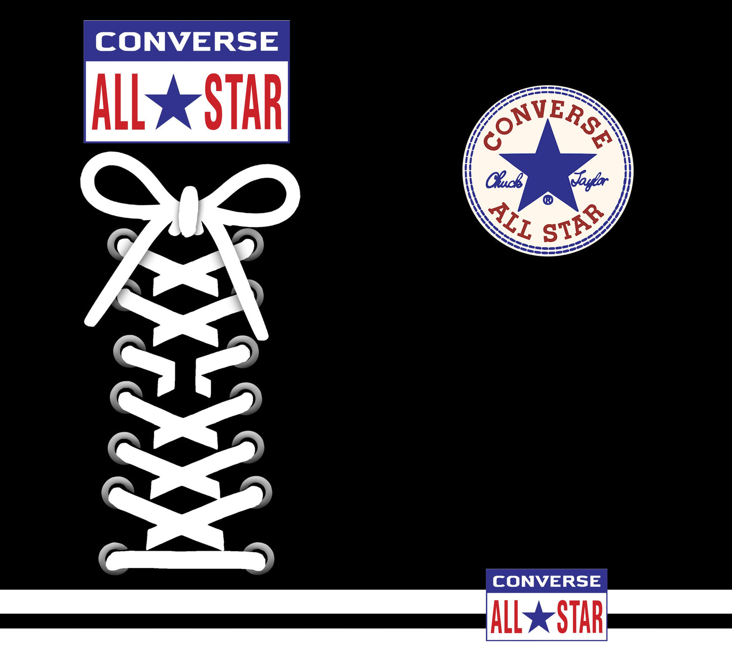 High top shoes 20 oz Skinny Tumbler