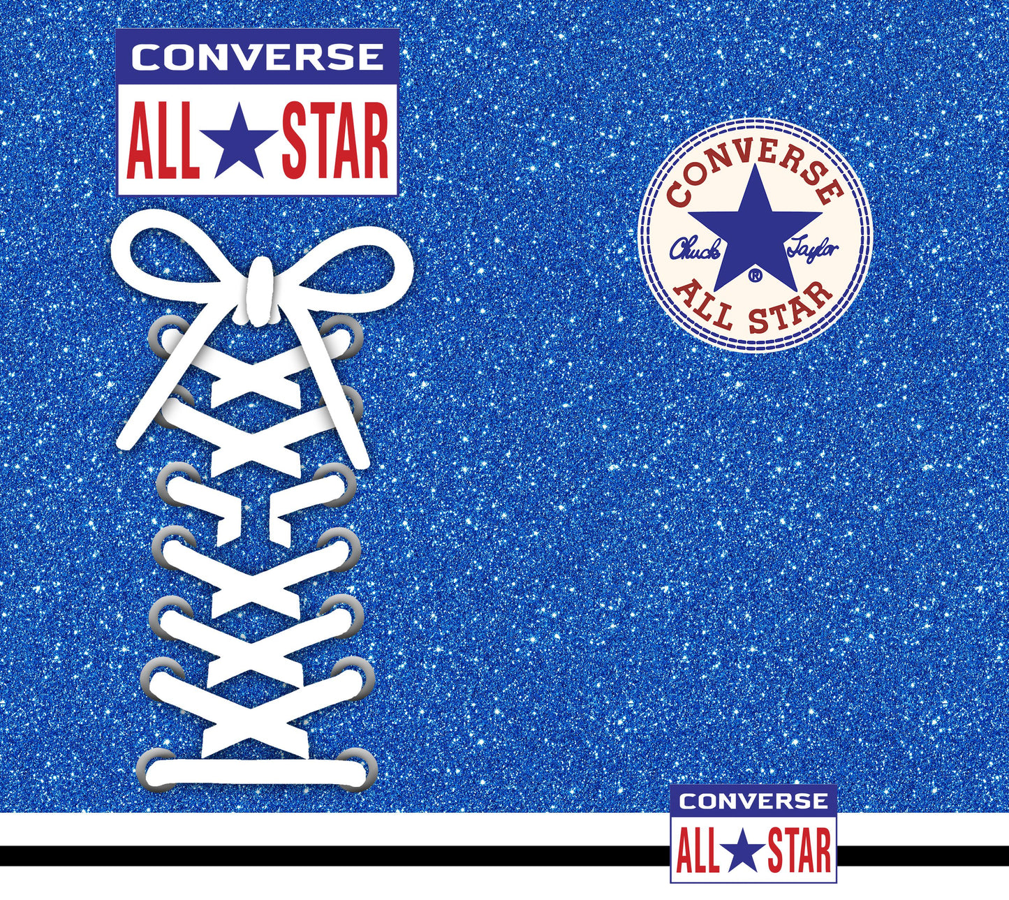 High top shoes 20 oz Skinny Tumbler