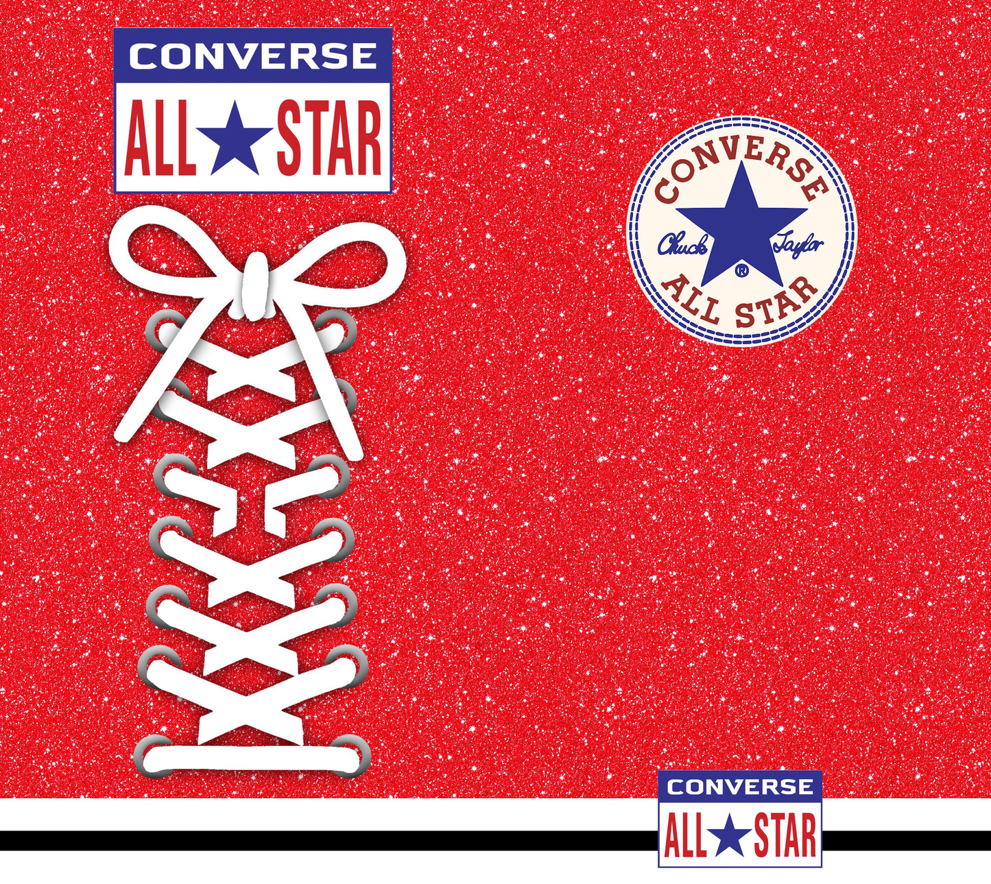 High top shoes 20 oz Skinny Tumbler