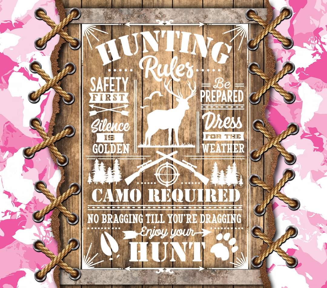 Hunting 20 oz Skinny Tumbler