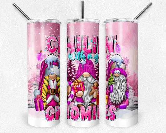 Gnomies 20 oz Skinny Tumbler