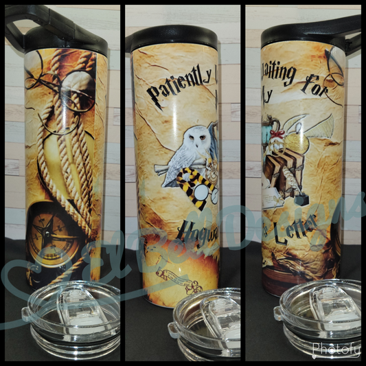 20 oz "Hogwarts letter" Skinny Tumbler