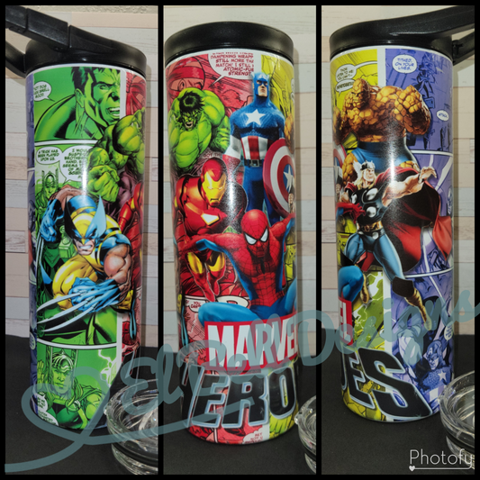 20 oz "Marvel" Skinny Tumbler