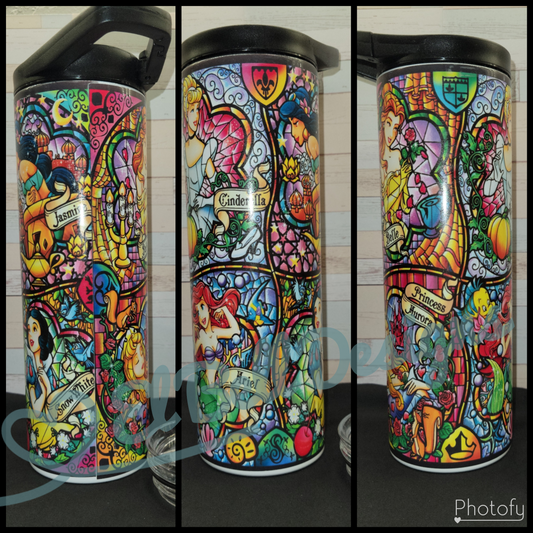 20 oz "princess" Skinny Tumbler