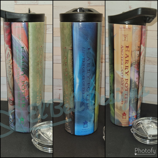 20 oz "Harry Potter- Books" Skinny Tumbler