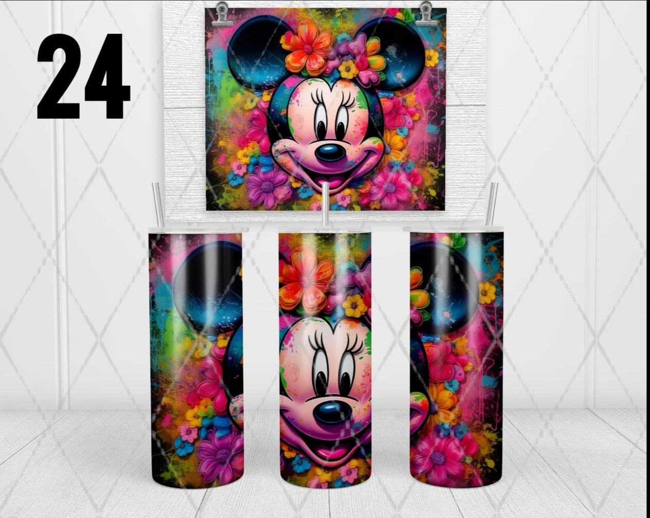 20 oz "Disney Minnie" Skinny Tumbler