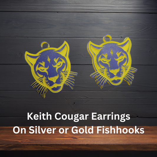 Keith Cougar Earrings