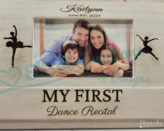 Customizable Dance recital Photo Frame